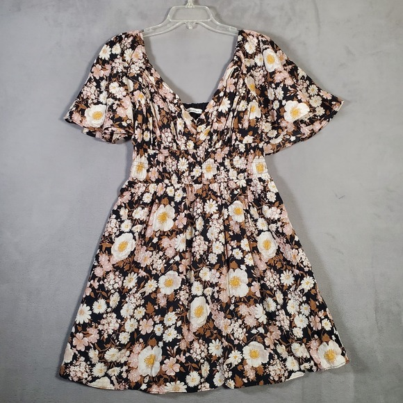 American Eagle Outfitters Dresses & Skirts - American Eagle Babydoll Dress Womens M Flutter Sleeve Y2K Cottagecore Coquette